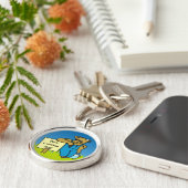 Porte-clés Bovins avec signe (Côté)