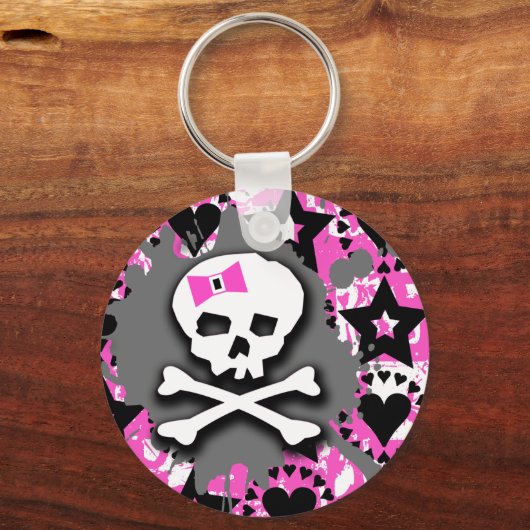 Porte-clés Bow rose (Recto)