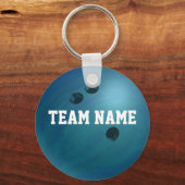 Porte-clés Bowling Ball Blue (Recto)