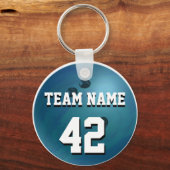 Porte-clés Bowling Ball Blue (Recto)