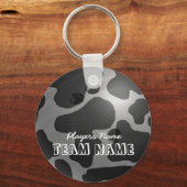 Porte-clés Bowling Ball Cow Grey (Recto)