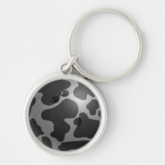 Porte-clés Bowling Ball Cow Grey (Devant)