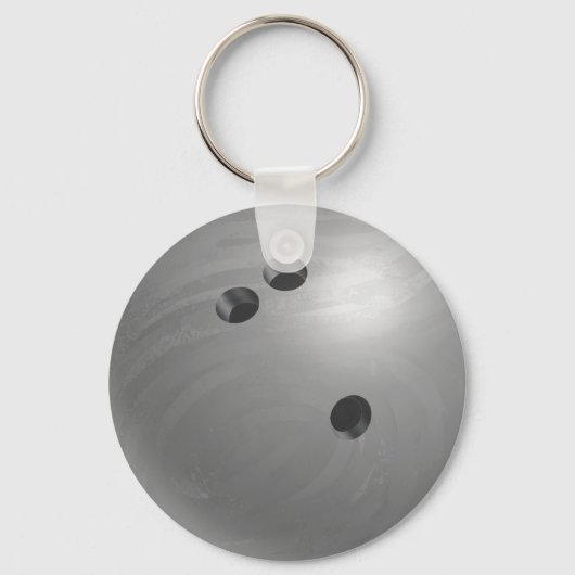 Porte-clés Bowling Ball Grey (Recto)