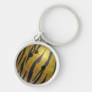 Porte-clés Bowling Ball Tiger Jaune
