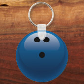 PORTE-CLÉS BOWLING BLEU (Recto)