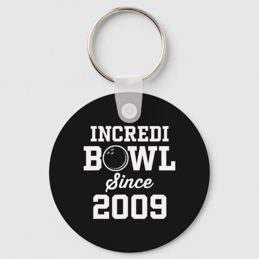 Porte-clés Bowling cadeau pour 13 ans Old Bowler 2009 13e Bir (Recto)