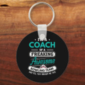 Porte-clés Bowling Coach Bowling Team Coach Cadeau (Recto)