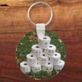 Porte-clés Bowling en papier toilette (Recto)