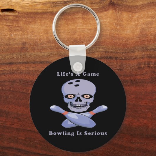 Porte-clés Bowling est sérieux (Recto)
