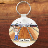 Porte-clés Bowling - Femme (Recto)