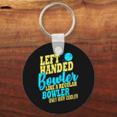 Porte-clés Bowling Gauche Handler Funny Team Bowler (Recto)