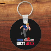 Porte-clés Bowling Great Again - Drôle Trump Bowling Accesseu (Recto)
