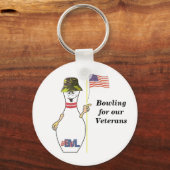 Porte-clés Bowling pour nos anciens combattants (Recto)