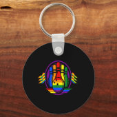 Porte-clés Bowling Rainbow Drapeau Lgbt-q Gay pride Cool Ally (Recto)