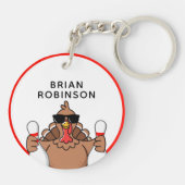 Porte-clés Bowling Turkey Hunter Keychain (Dos)