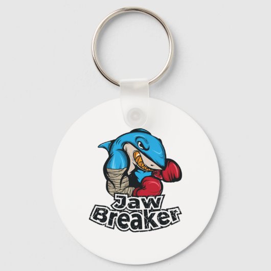 Porte-clés Boxe de briseur de mâchoires de requin (Recto)