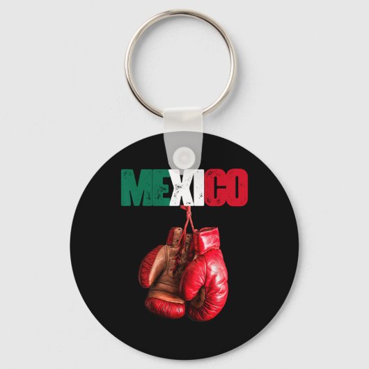 Porte-clés Boxe drôle - I Love Boxing Mexique (Recto)