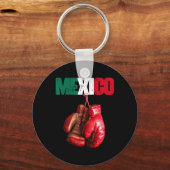 Porte-clés Boxe drôle - I Love Boxing Mexique (Recto)