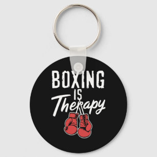 Porte-clés Boxe Est Thérapie Sport Boxer De Combat Présente P