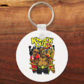 Porte-clés Boxe Knock Out Dit : (Recto)
