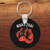 Porte-clés Boxe thaïlandaise, Gants de boxe thaïlandaise, Box (Recto)