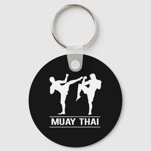 Porte-clés Boxe Thaïlandaise Kickboxing Mma Combattants Muay (Recto)