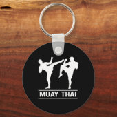 Porte-clés Boxe Thaïlandaise Kickboxing Mma Combattants Muay (Recto)
