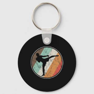 Porte-clés Boxe thaïlandaise vintage en détresse Muay Thai