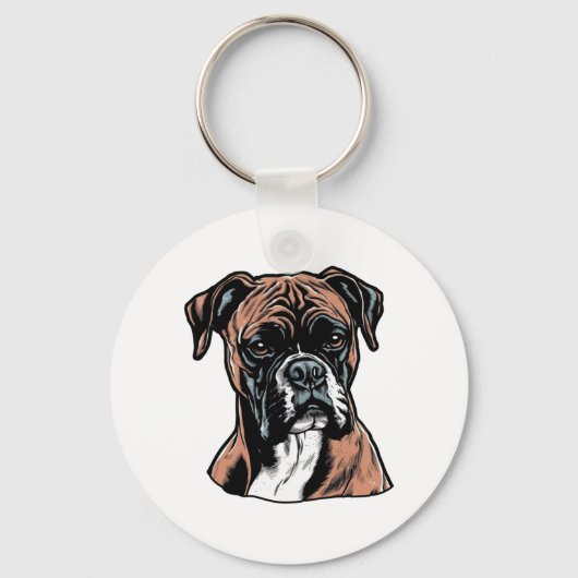 Porte-clés Boxer Buddy Humoristique Protective (Recto)
