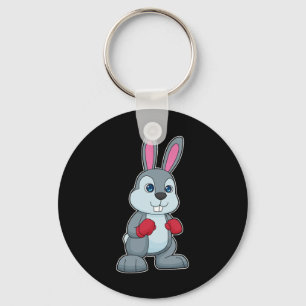 Porte-clés Boxer de lapin Gants de boxe Boxe