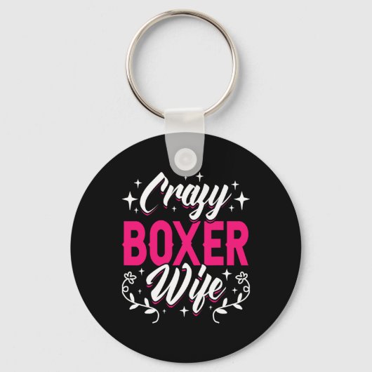 Porte-clés Boxer fou Boxer Femme Boxer (Recto)