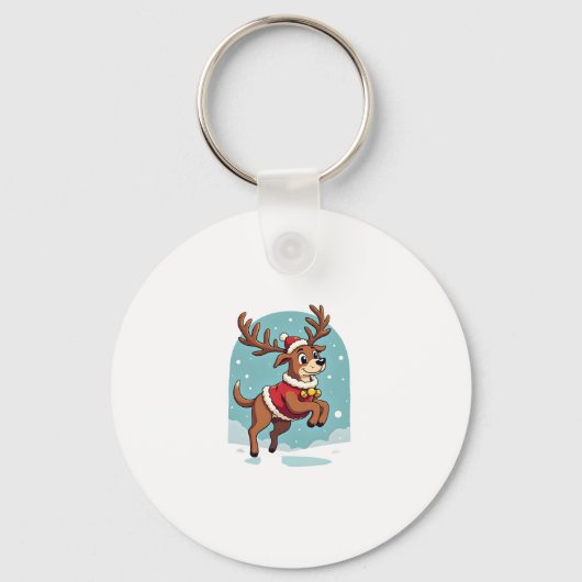 Porte-clés Boxer Reindeer Dash (Recto)