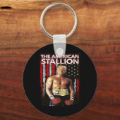 Porte-clés Boxer Trump Rocky Trump meme Trump 2024 (Recto)