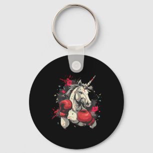 Porte-clés Boxer Unicorn Avec Gants De Boxe Kickboxing Cute B