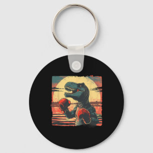 Porte-clés Boxeur Dinosaure Boxe Dino Kickboxing T-rex Boxe
