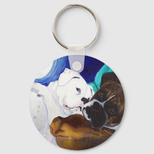 Porte-clés Boxeurs éclatés