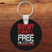Porte-clés Boycott Israel Palestine Gaza War Awareness  (Recto)