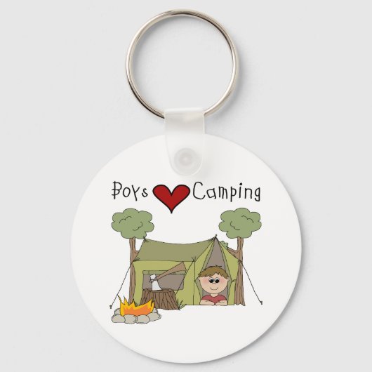 Porte-clés Boys Love Camping (Recto)