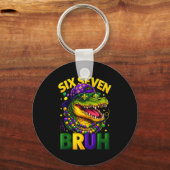 Porte-clés Boys Mardi Gras Six Seven Bruh Mardigator Alligato (Recto)
