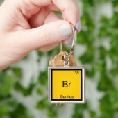 Porte-clés Br - Burritos Chimie Symbole Élément Drôle (main)