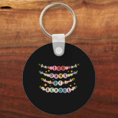 Porte-clés Bracelet Joyeux 100 Jours D'école Enseignant Élève (Recto)