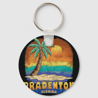 Porte-clés Bradenton Floride Souvenir en détresse vintage 