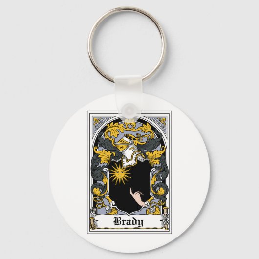 Porte-clés Brady Family Crest (Recto)