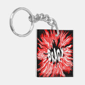 Porte-clés Brady Nom étoile en rouge (Devant gauche)