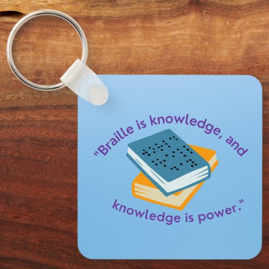 Porte-clés Braille (Recto)