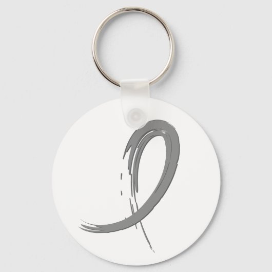 Porte-clés Brain Cancer's Grey Ribbon A4 (Recto)