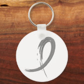 Porte-clés Brain Cancer's Grey Ribbon A4 (Recto)