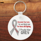 Porte-clés Brain Tumor For Every…..I Proudly Wear Grey 1 (Recto)