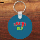 Porte-clés Brainy Elf Christmas Family Matching Group Xmas  (Recto)