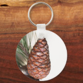 Porte-clés Branche de pin avec la pinecone (Recto)